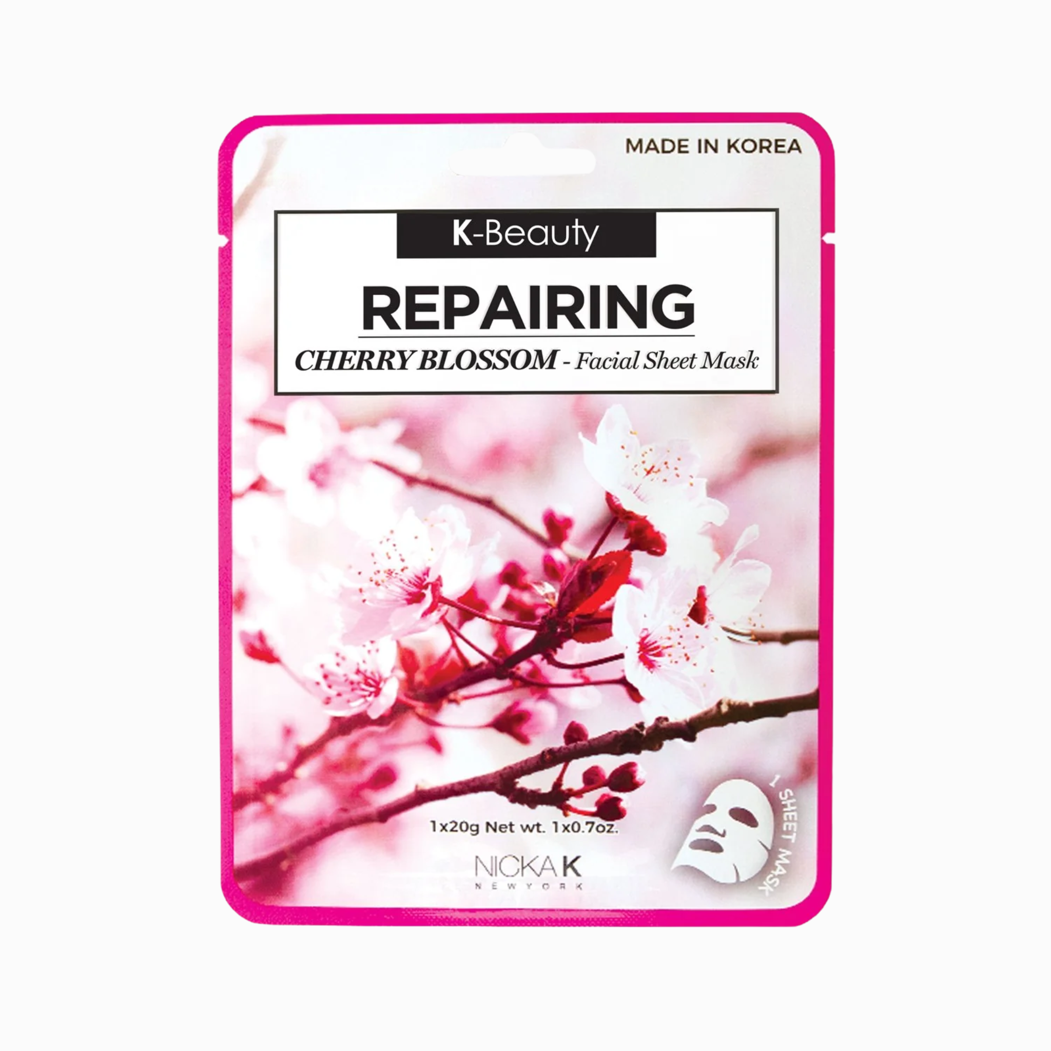 Facial Sheet Mask - Cherry Blossom – NICKA K NEW YORK
