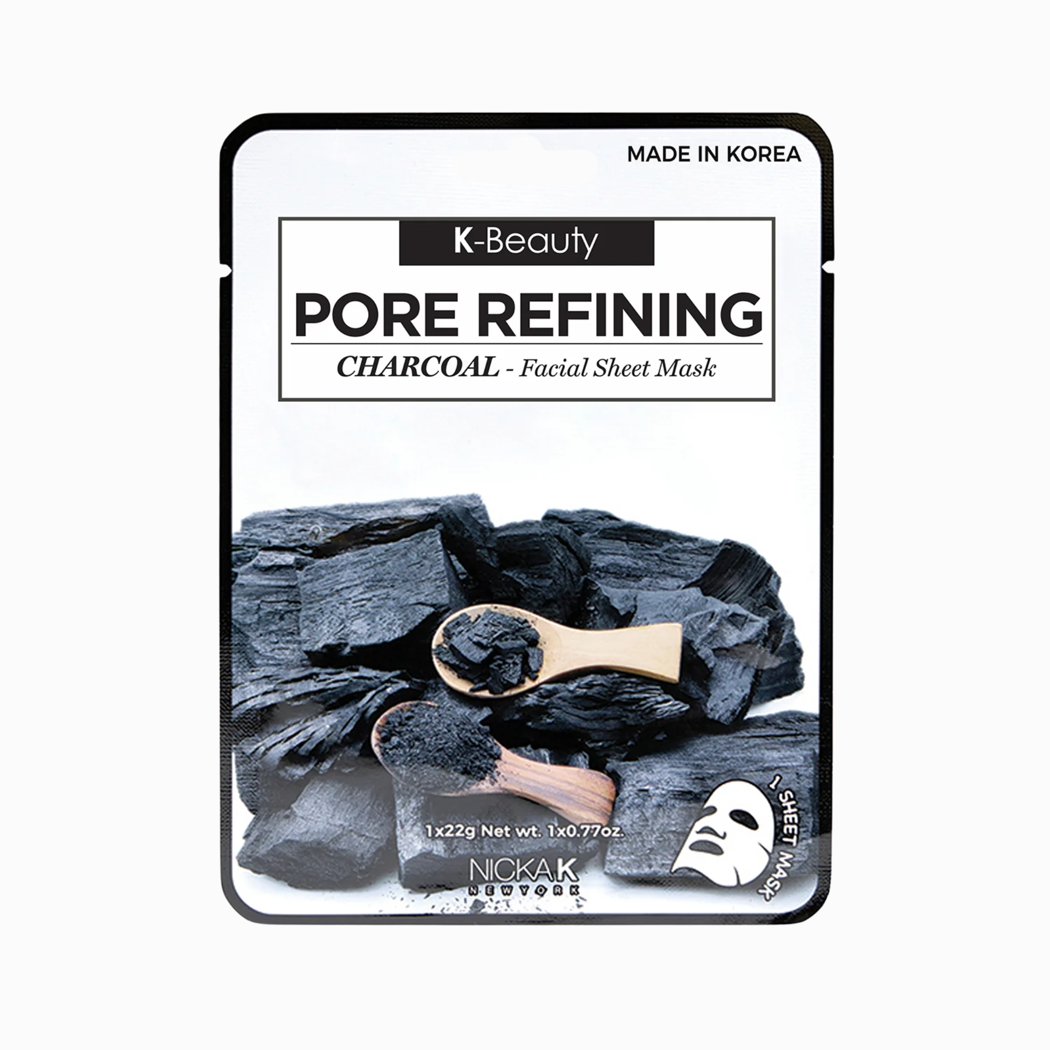 Facial Sheet Mask - Charcoal