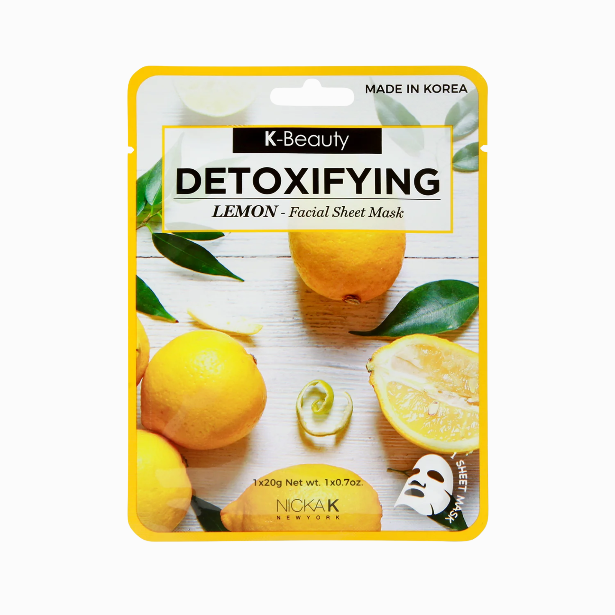Facial Sheet Mask - Lemon