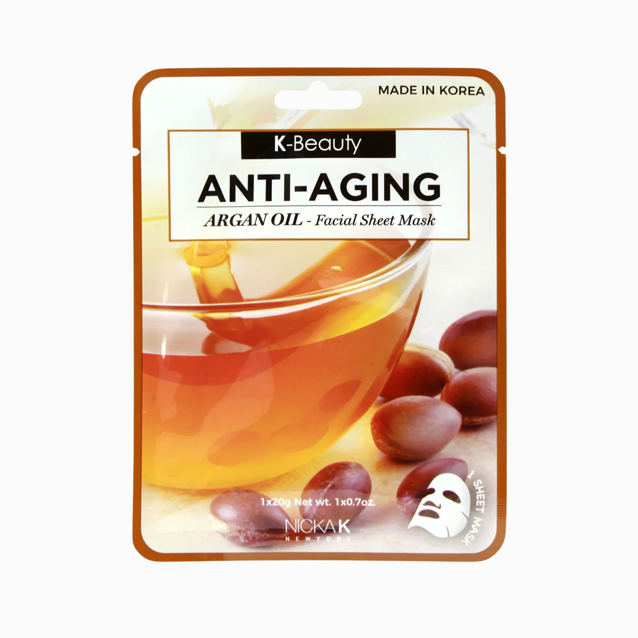 Facial Sheet Mask - Argan Oil – NICKA K NEW YORK