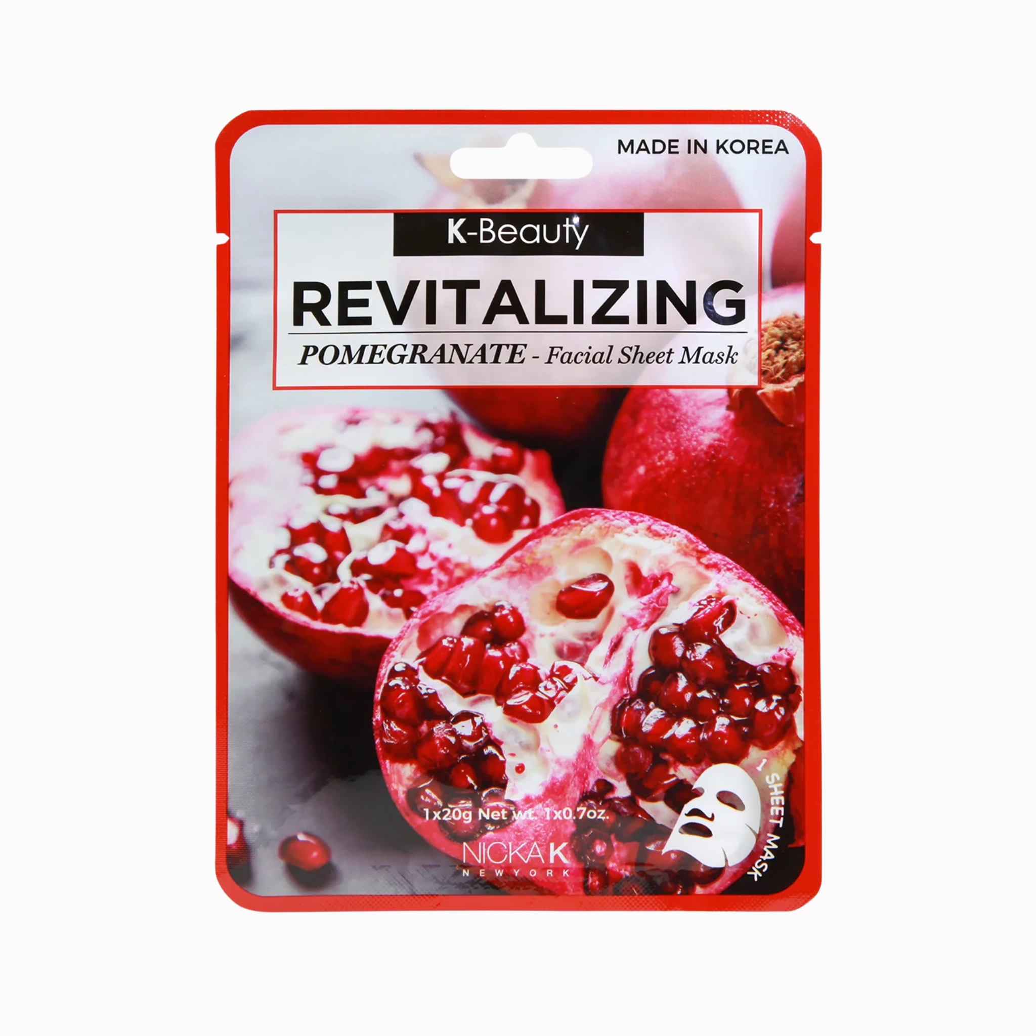 Facial Sheet Mask - Pomegranate