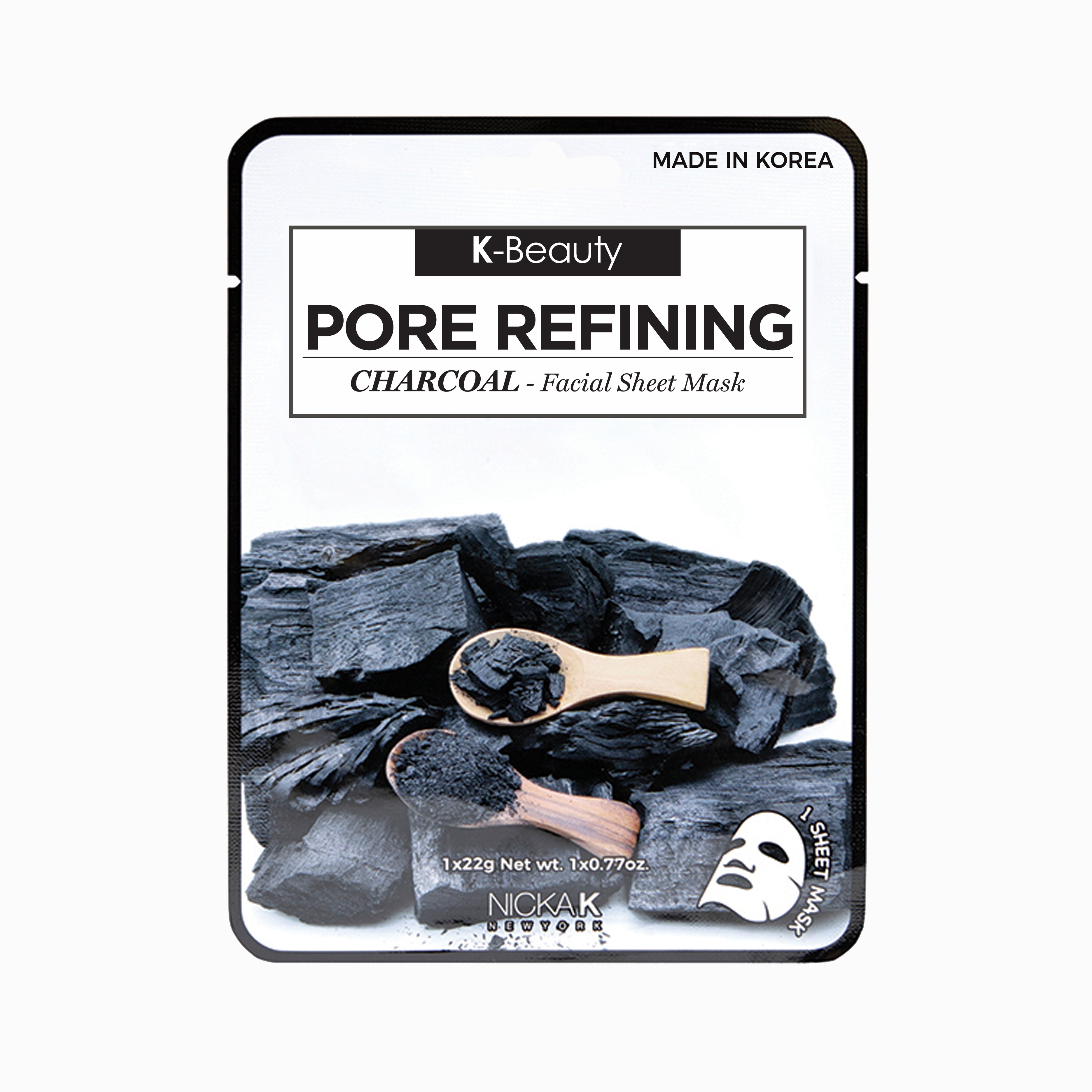 Facial Sheet Mask - Charcoal | Nicka K New York – NICKA K NEW YORK