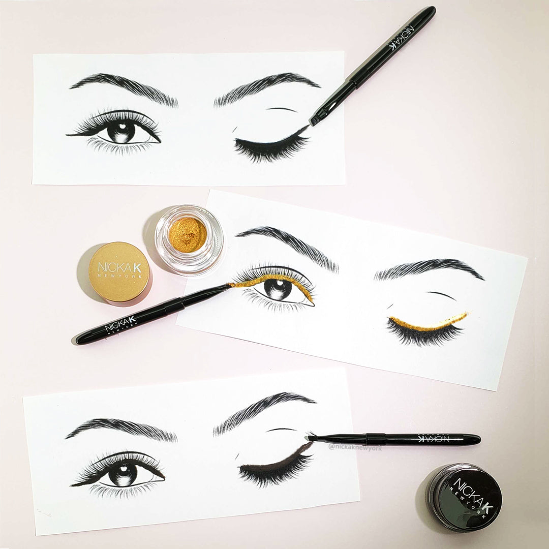 Gel Eyeliner | Makeup by Nicka K - BLACK nge01