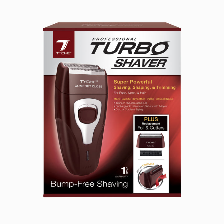 TURBO SHAVER WITH REPLACEMENTS