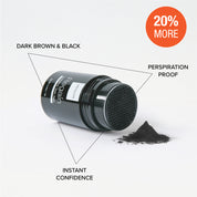 Thickening Hair Fibers – Black (Keratin Infused)