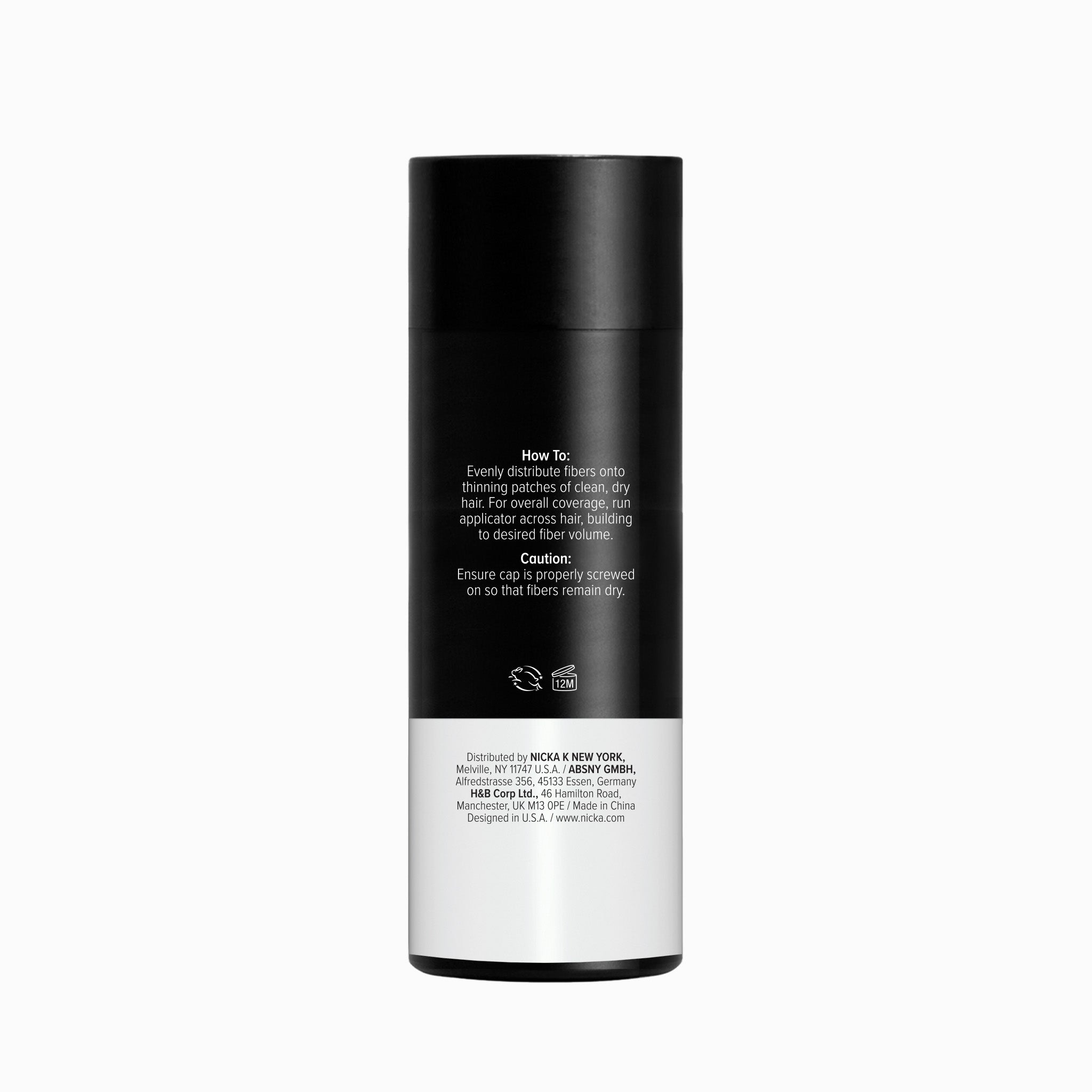 Thickening Hair Fibers – Black (Keratin Infused) 28g