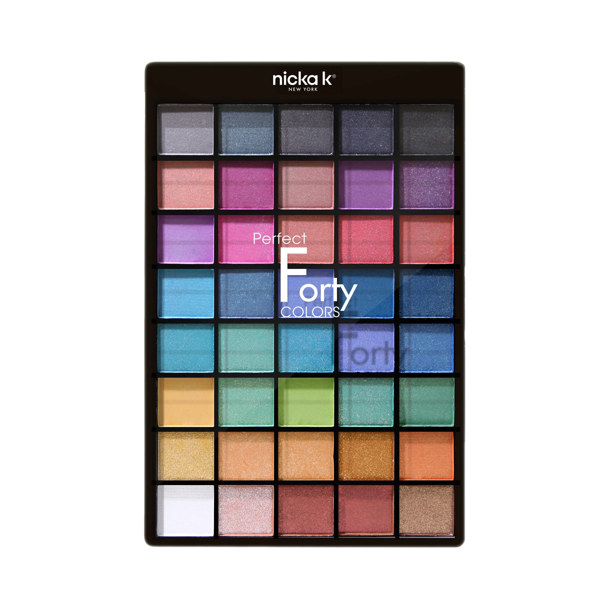 ナイトアイポーテ　新品未使用4箱　Make you Beautiful II 40 Perfect Forty Colors - Festival | Eye Palette – NICKA K NEW YORK