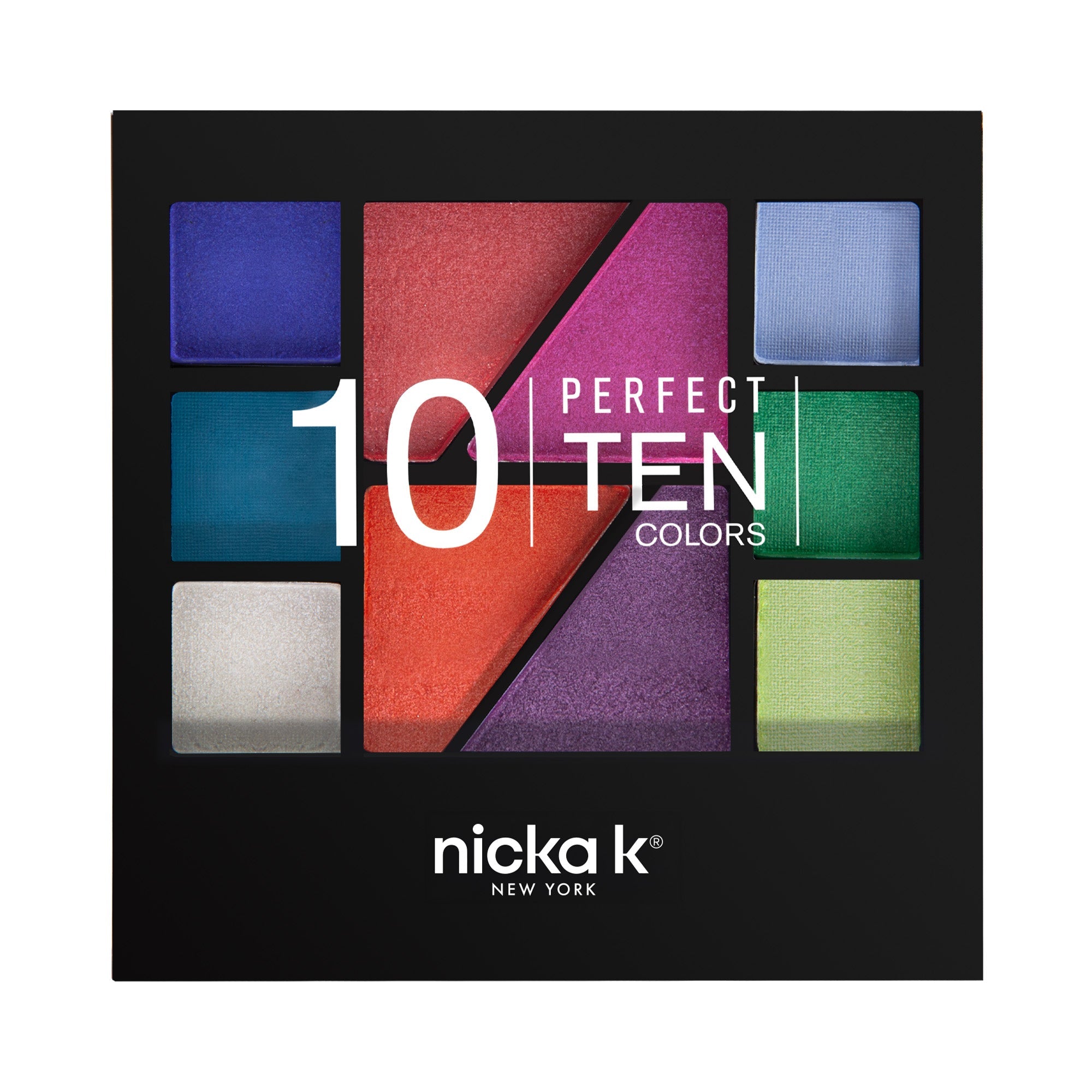 10 Perfect Ten Colors | Eyeshadow & Blush Palette – NICKA K NEW YORK