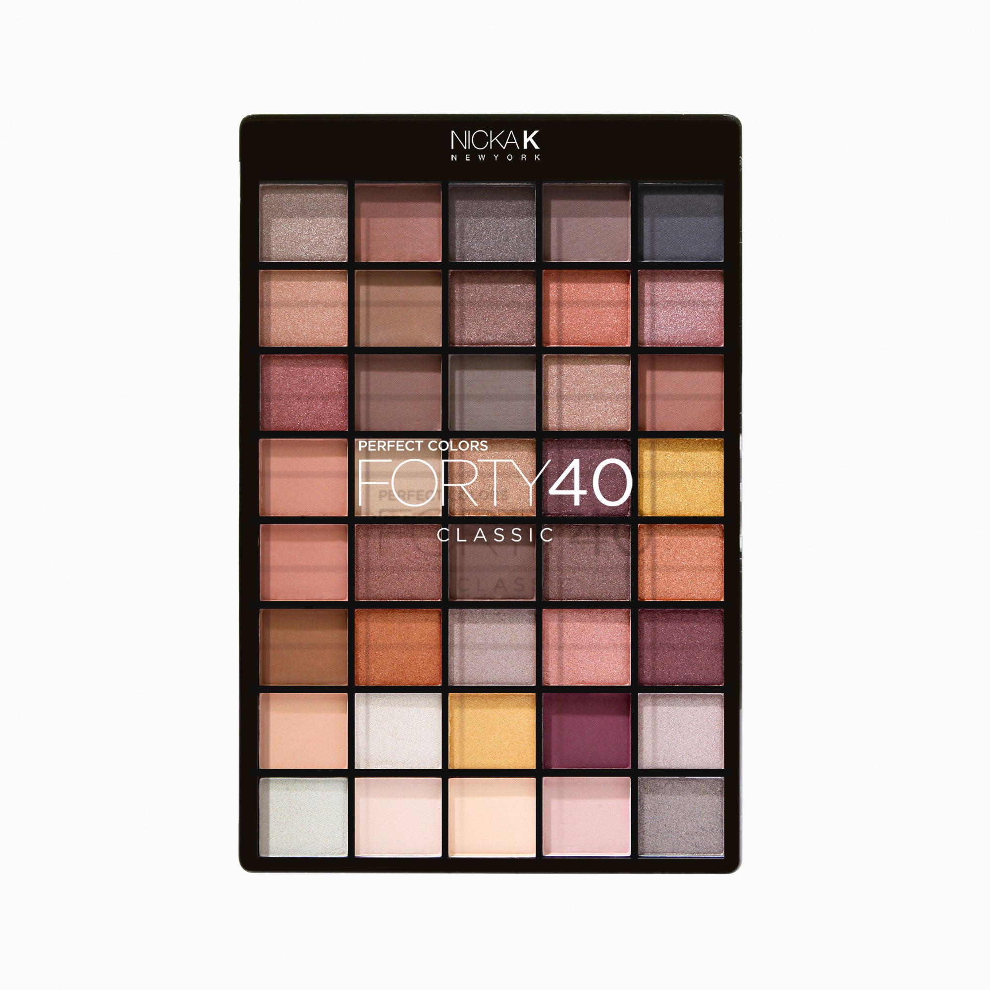 40 Perfect Forty Colors - Classic | Eyeshadow – NICKA K NEW YORK