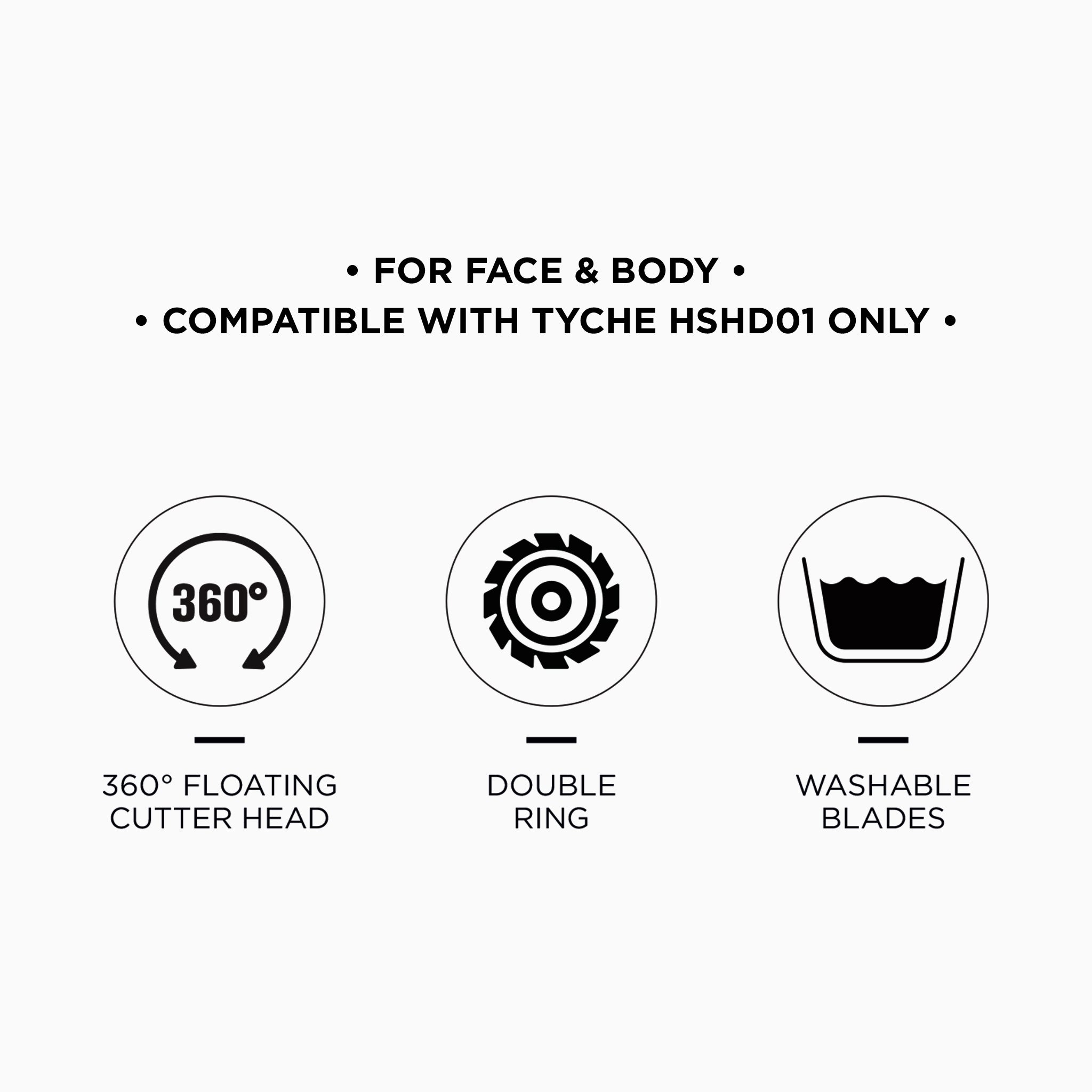 6 Blades Head Shaver Blade