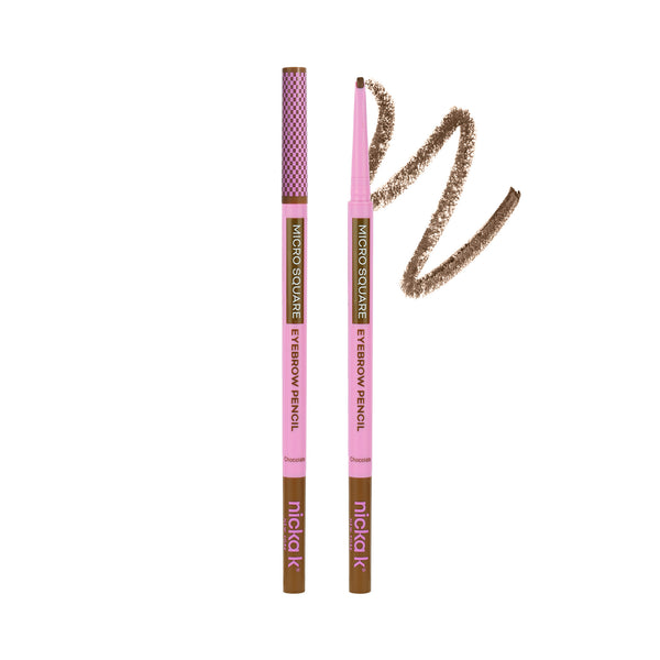 Micro Square Eyebrow Pencil – Chocolate, shade swatch