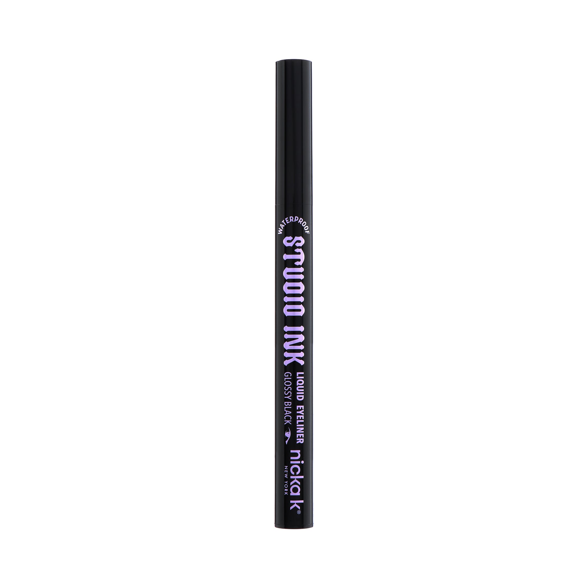 Studio Ink Waterproof Liquid Eyeliner in Glossy Black (ELSK02), closed packaging