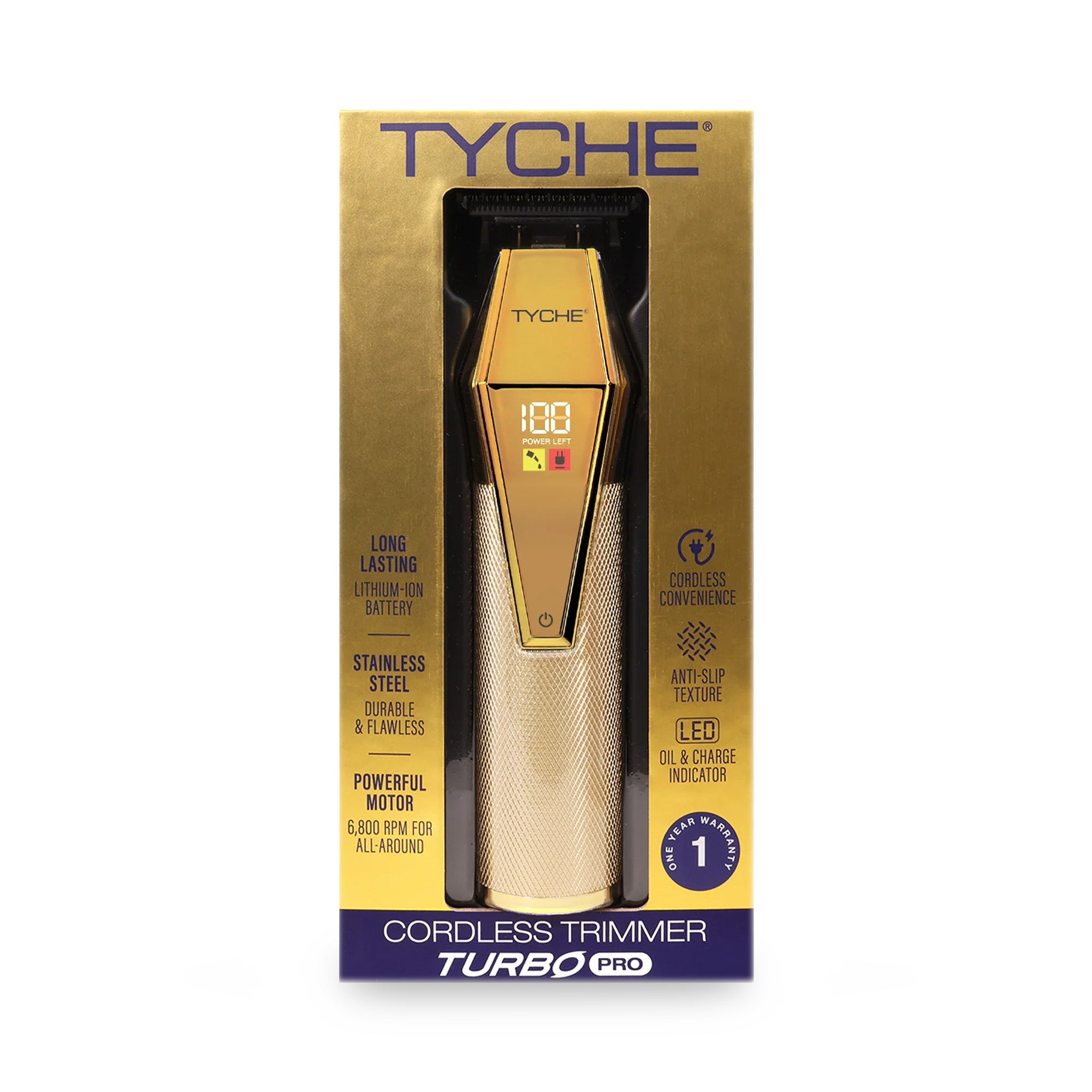 Turbo Pro Cordless Hair Trimmer - silver