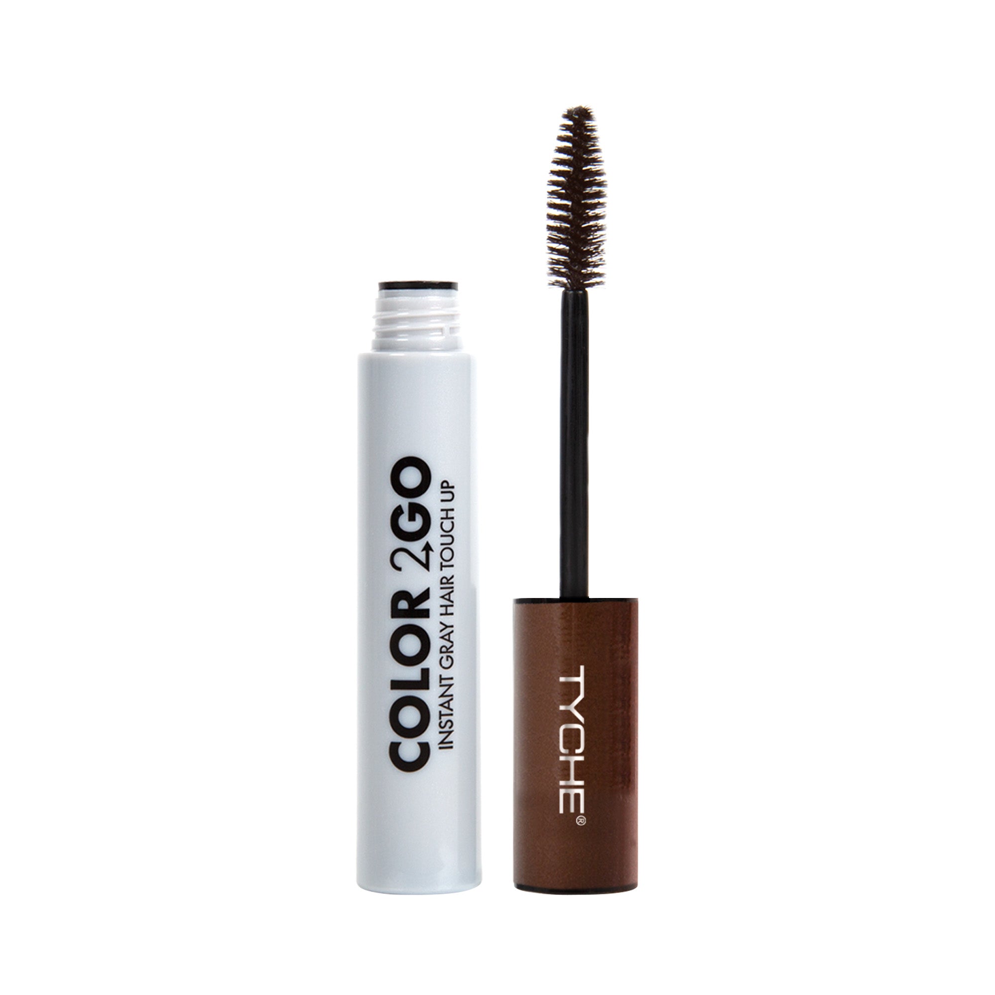 Color 2 Go - Instant Root Touch Up Hair Mascara – Dark Brown, open product