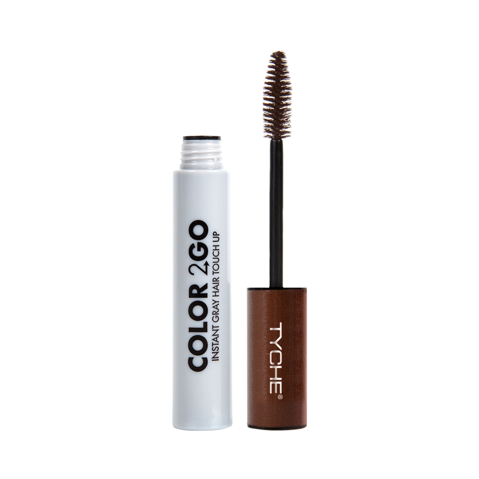 Color 2 Go - Instant Root Touch Up Hair Mascara – Black Brown, open product