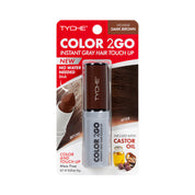 Color 2 Go - Instant Root Touch Up Hair Stick – Dark Brown, retail packaging