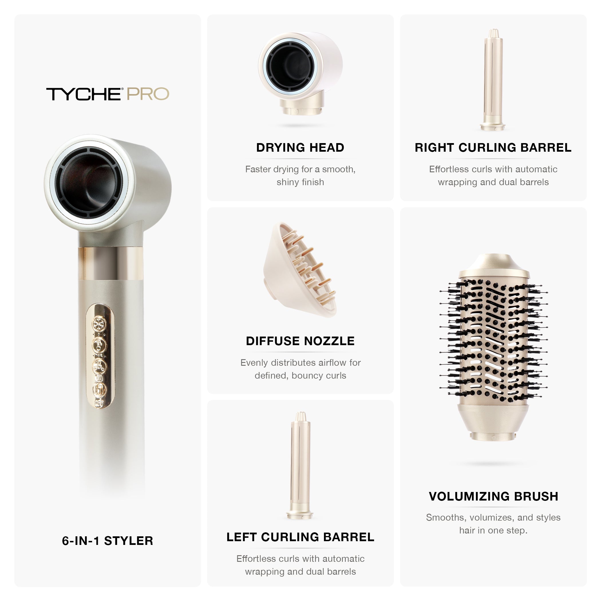 Tyche Pro 6-in-1 Styler