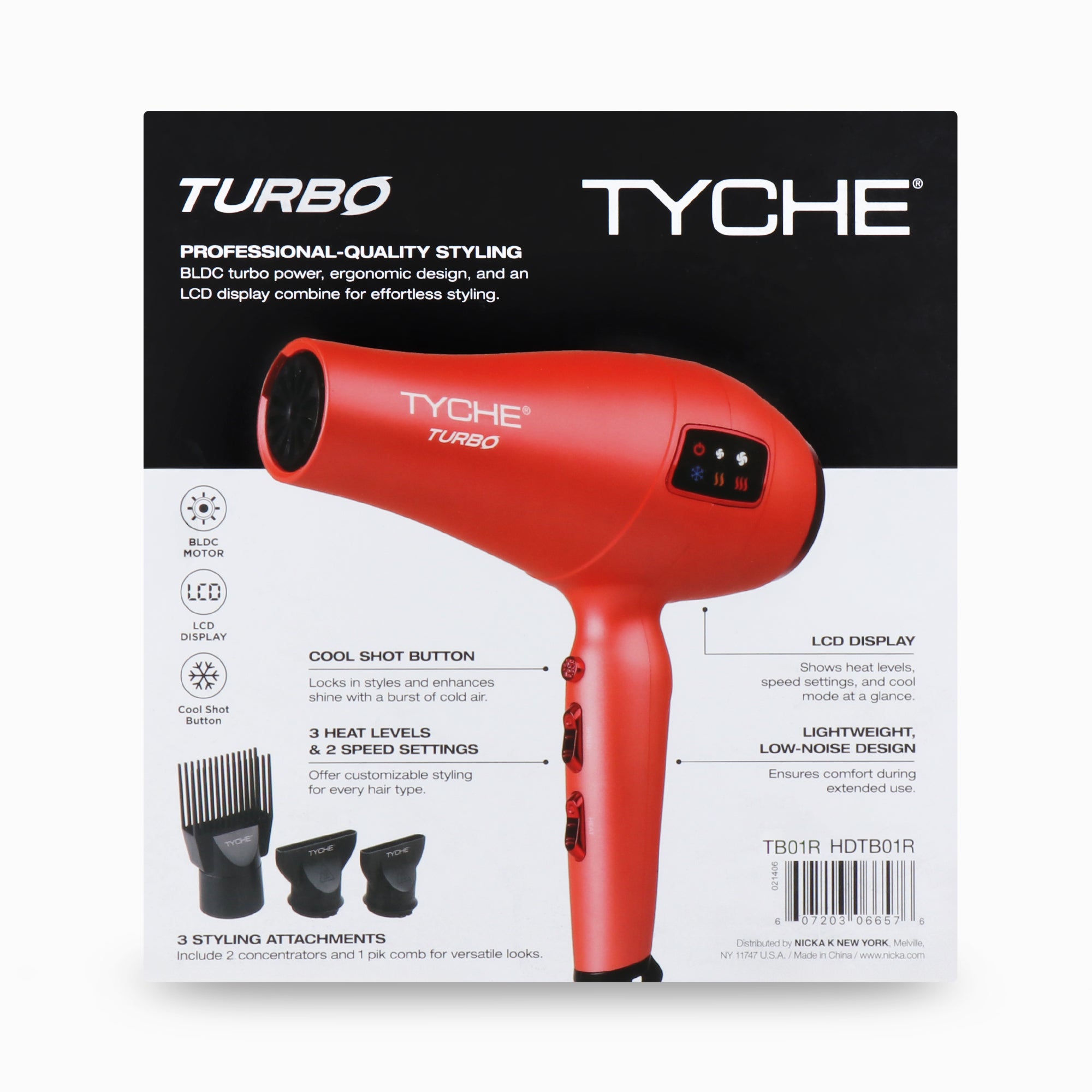 Tyche BLDC Turbo Hair Dryer | Nicka K New York – NICKA K NEW YORK