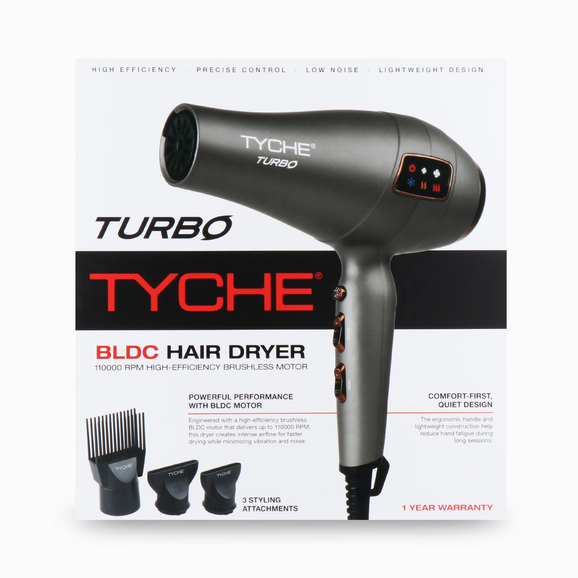 Tyche BLDC Turbo Hair Dryer – NICKA K NEW YORK