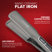 Tyche Nano Ceramic Flat Iron