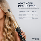 TYCHE Chic Extra-Long Barrel Curling Iron