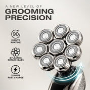 Tyche Turbo 8 Blade Head Shaver