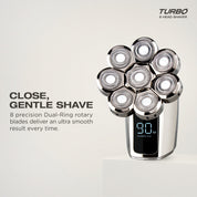 Tyche Turbo 8 Blade Head Shaver