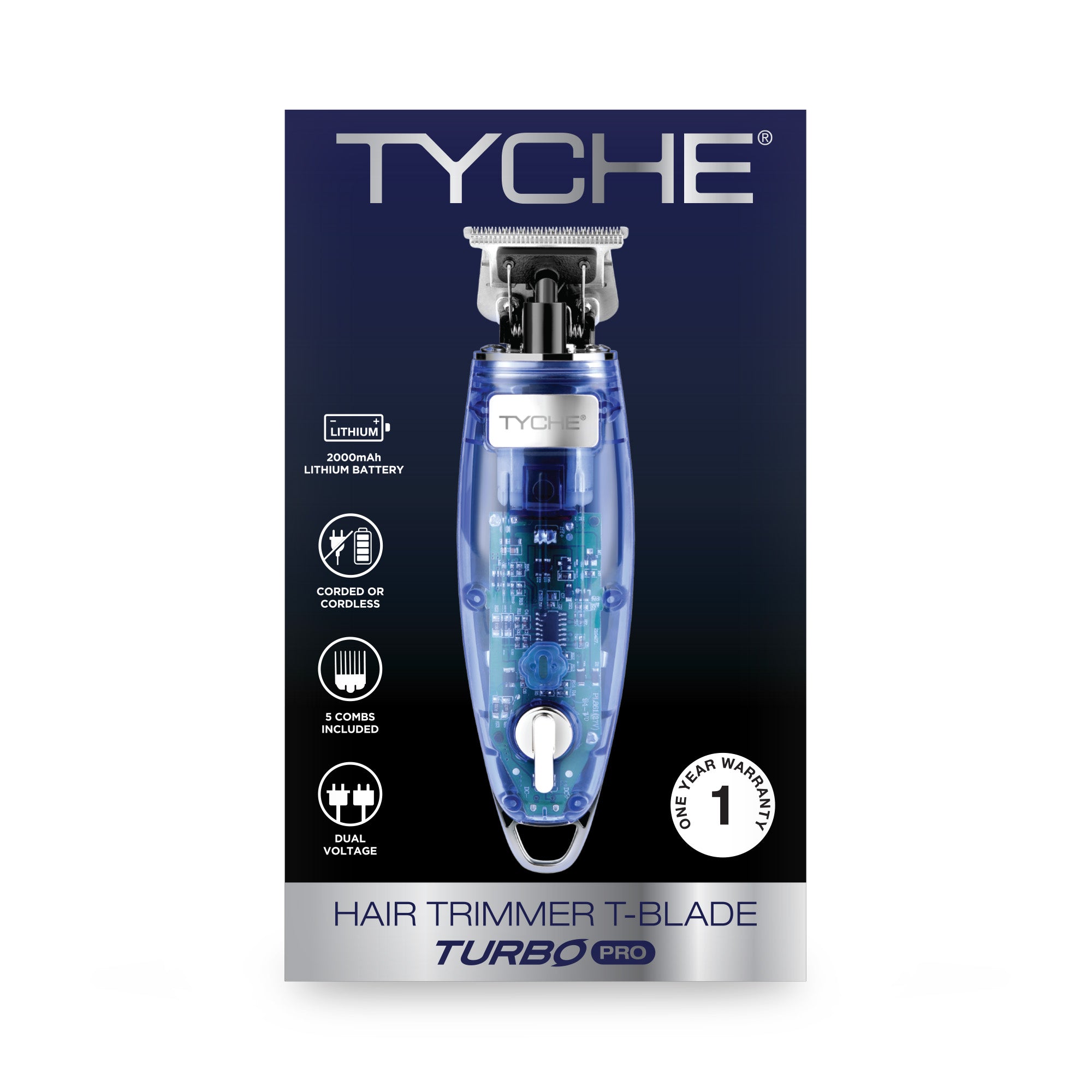 Hair Trimmer T-Blade, retail packaging