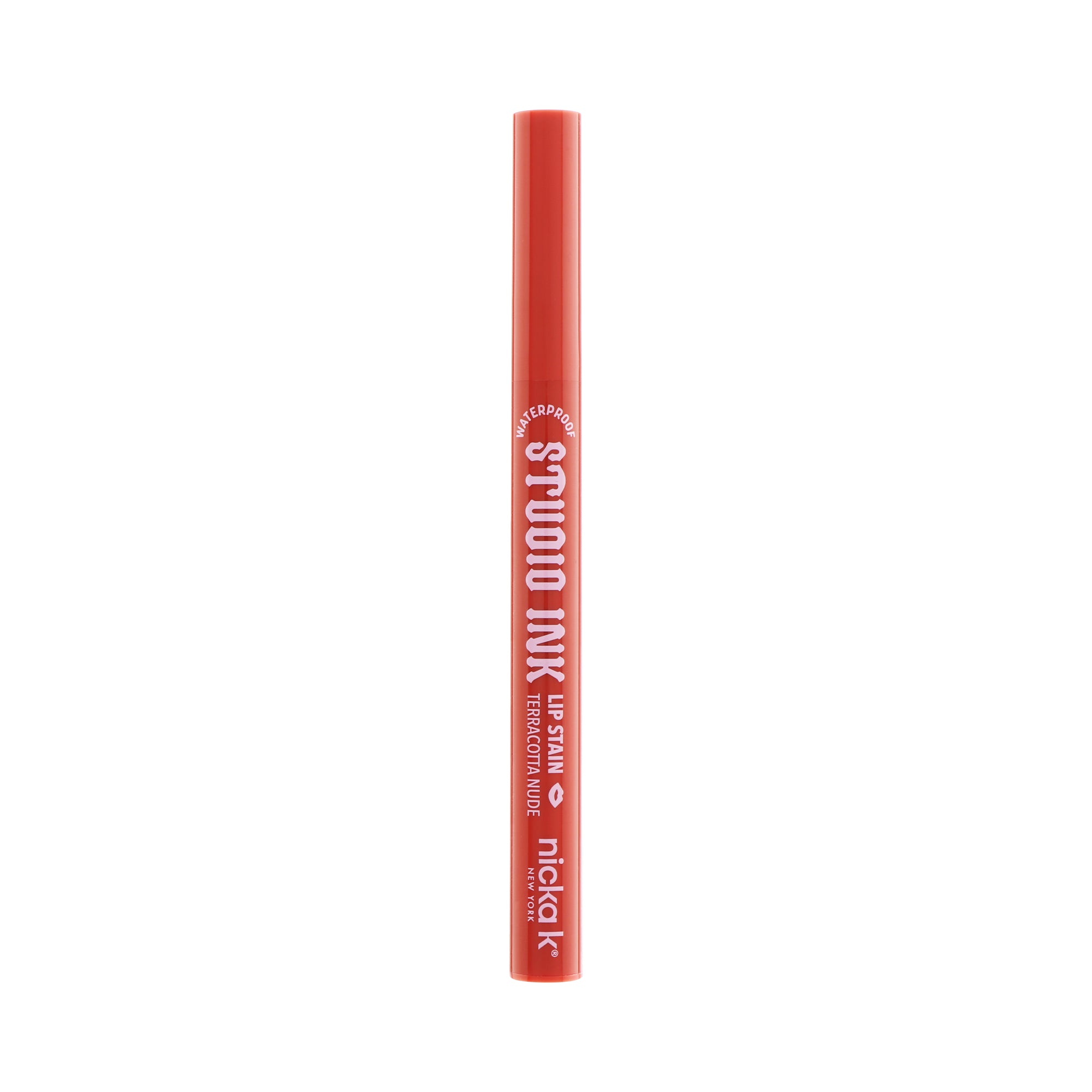 Studio Ink Waterproof Lip Satin in Terracotta (LLSK08), closed packaging
