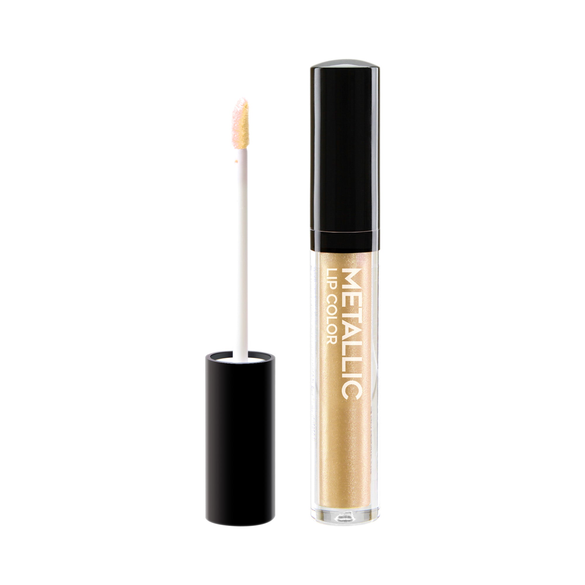 Metallic Lip Color – Fawn, applicator wand