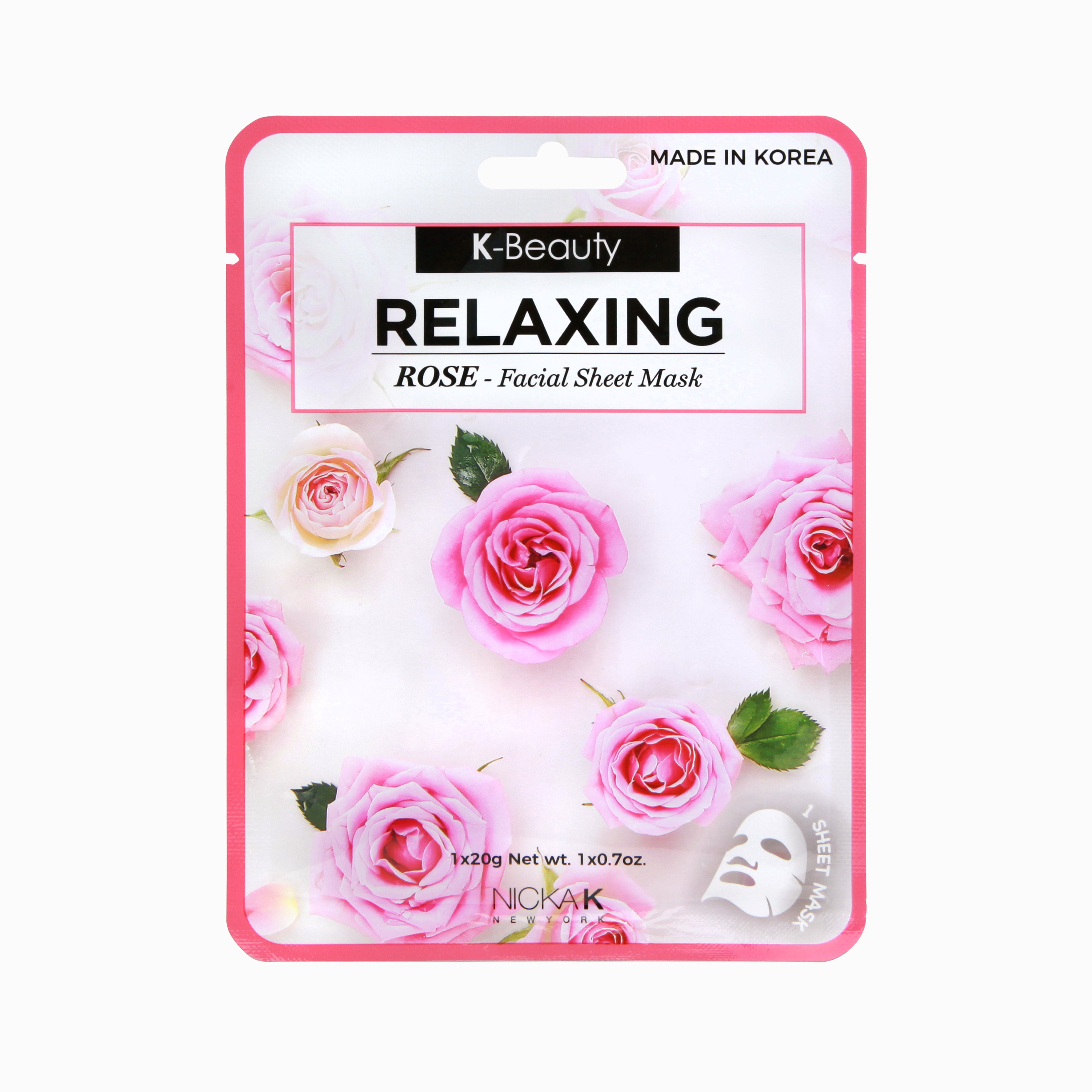 Facial Sheet Mask - Rose