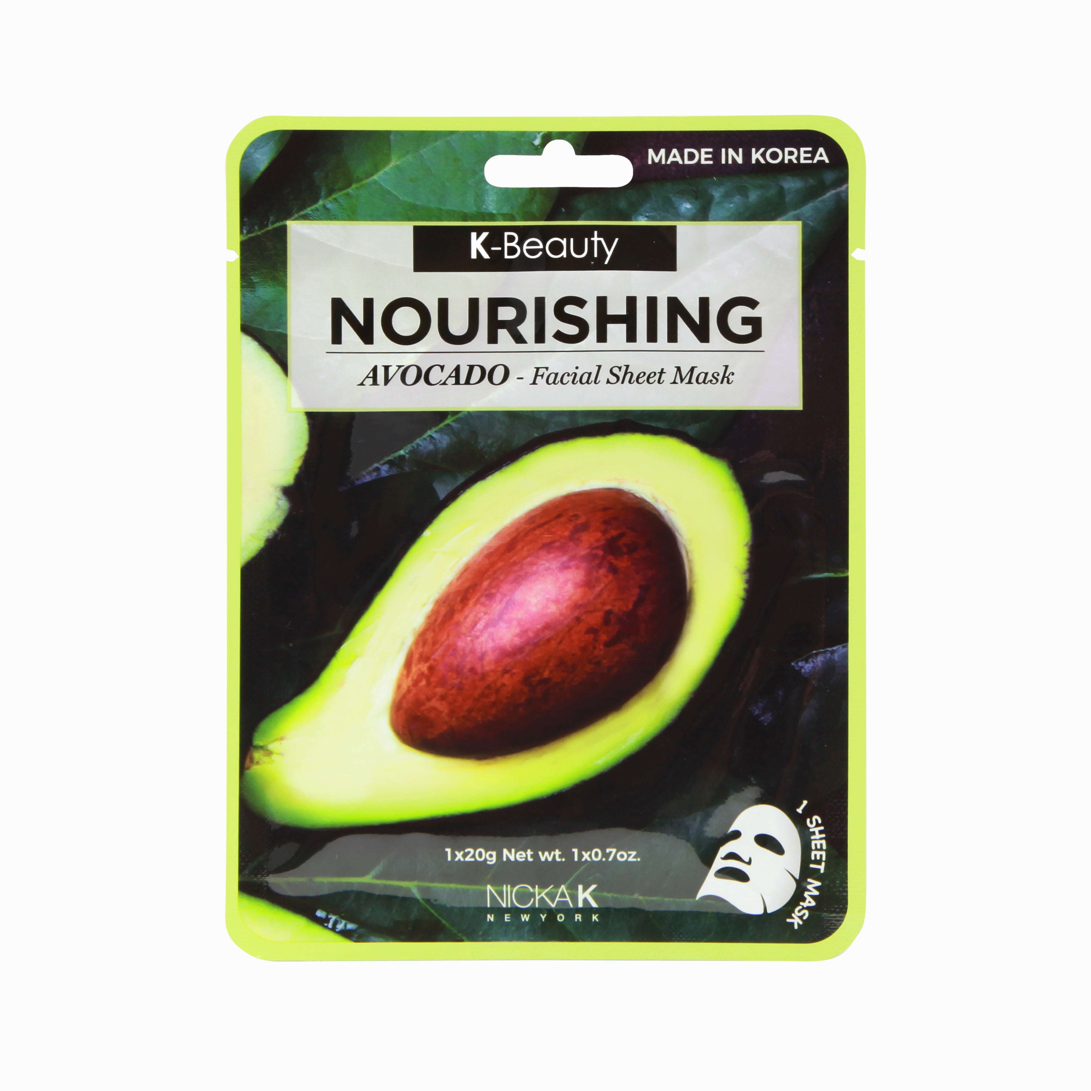 Facial Sheet Mask - Avocado