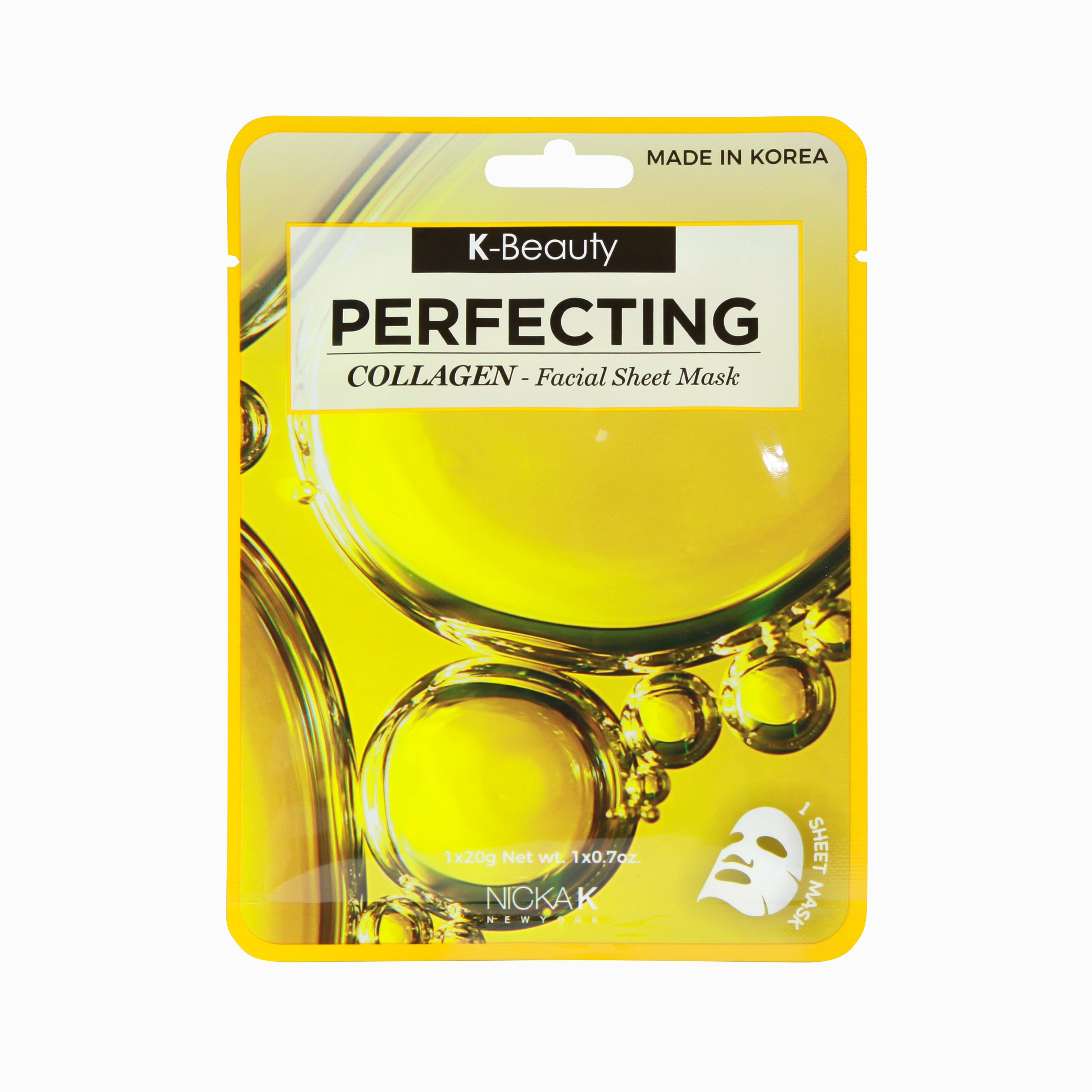 Facial Sheet Mask - Collagen | Nicka K New York – NICKA K NEW YORK
