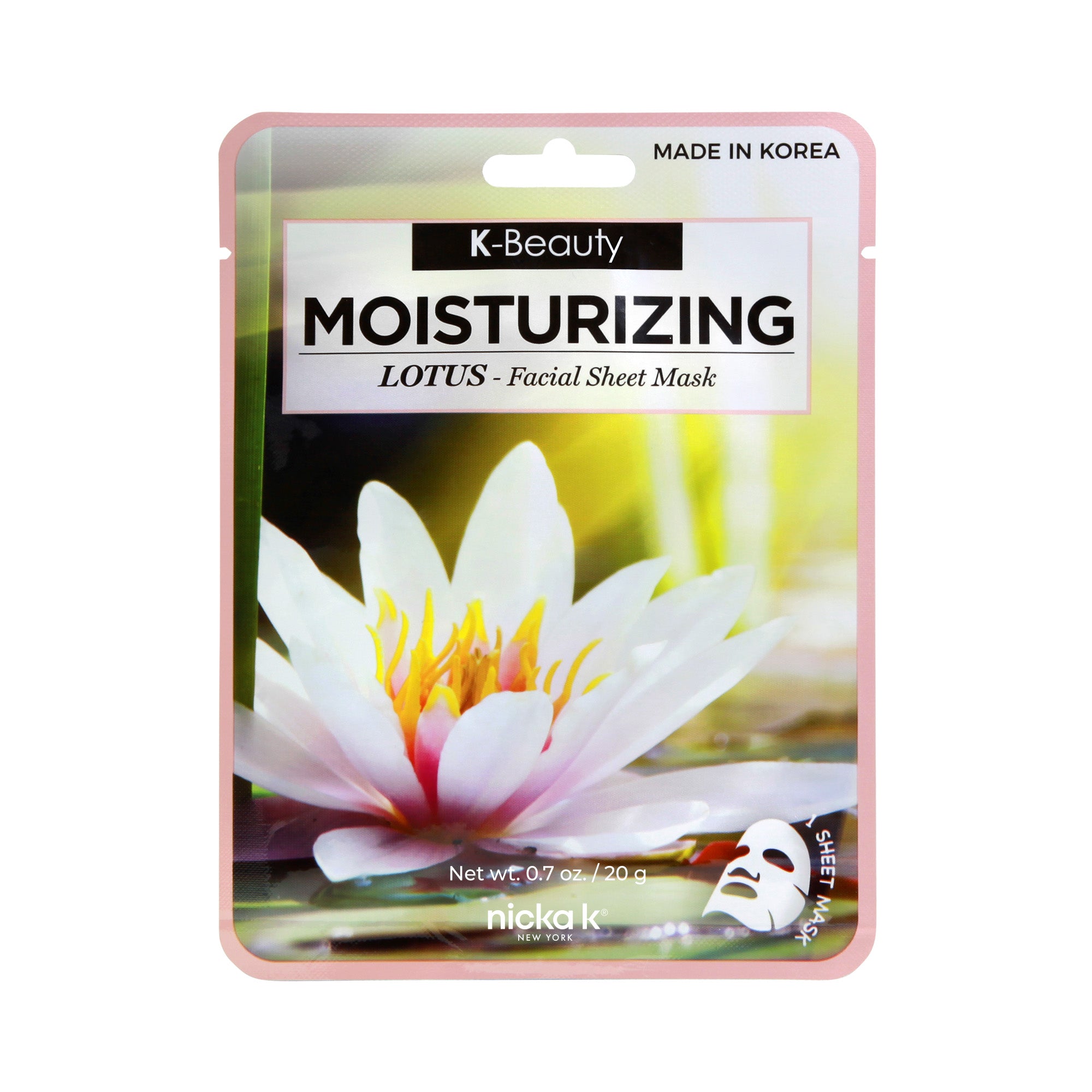 Facial Sheet Mask - Lotus – NICKA K NEW YORK