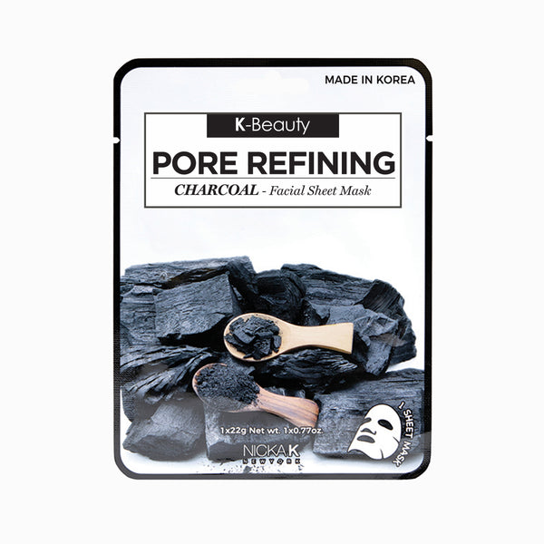 Facial Sheet Mask - Charcoal | Nicka K New York – NICKA K NEW YORK