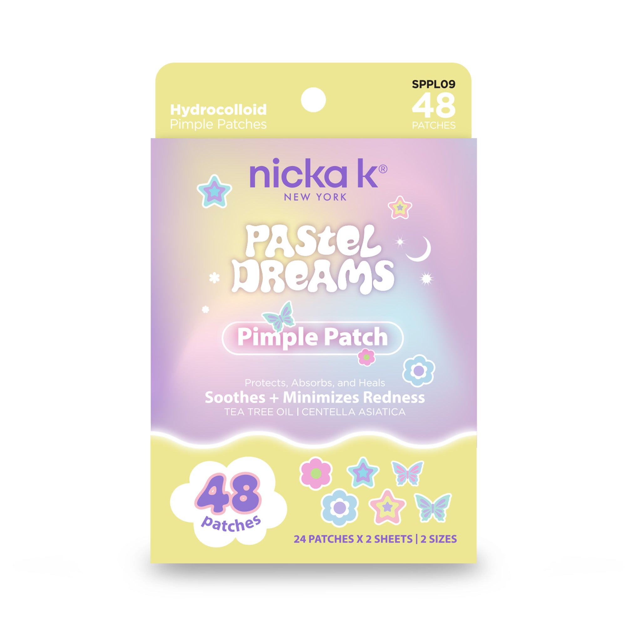 Hydrocolloid Pimple Patches – Pastel Dreams, front view