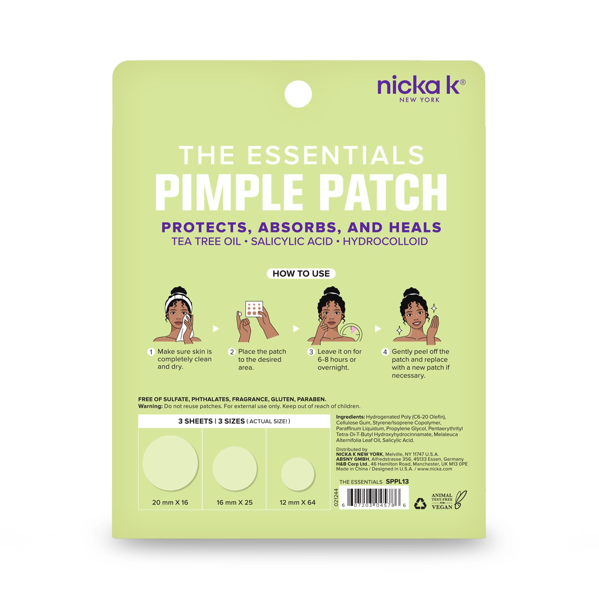 Hydrocolloid Pimple Patches – NICKA K NEW YORK