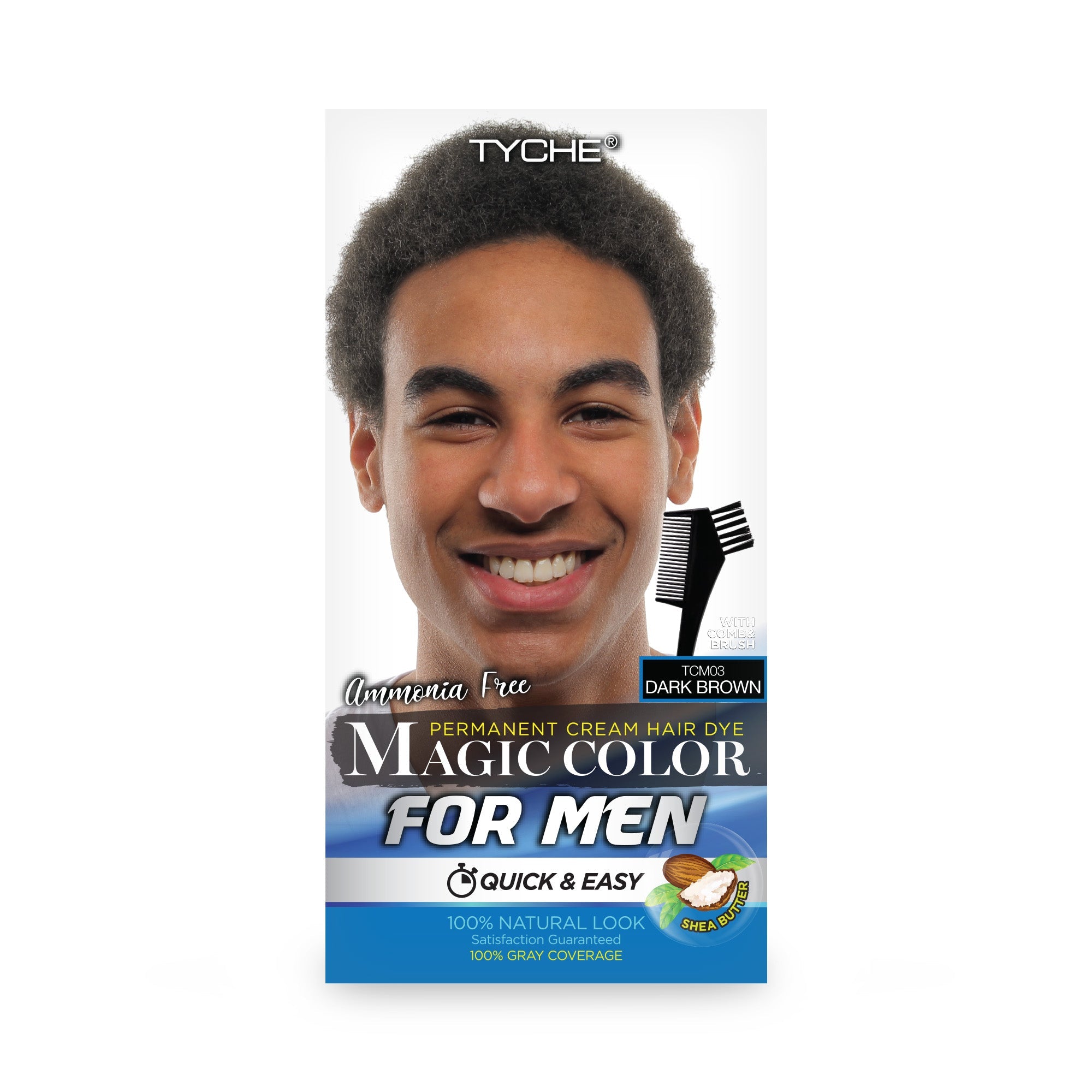 Magic Color For Men Permanent Cream Hair Dye – Dark Brown