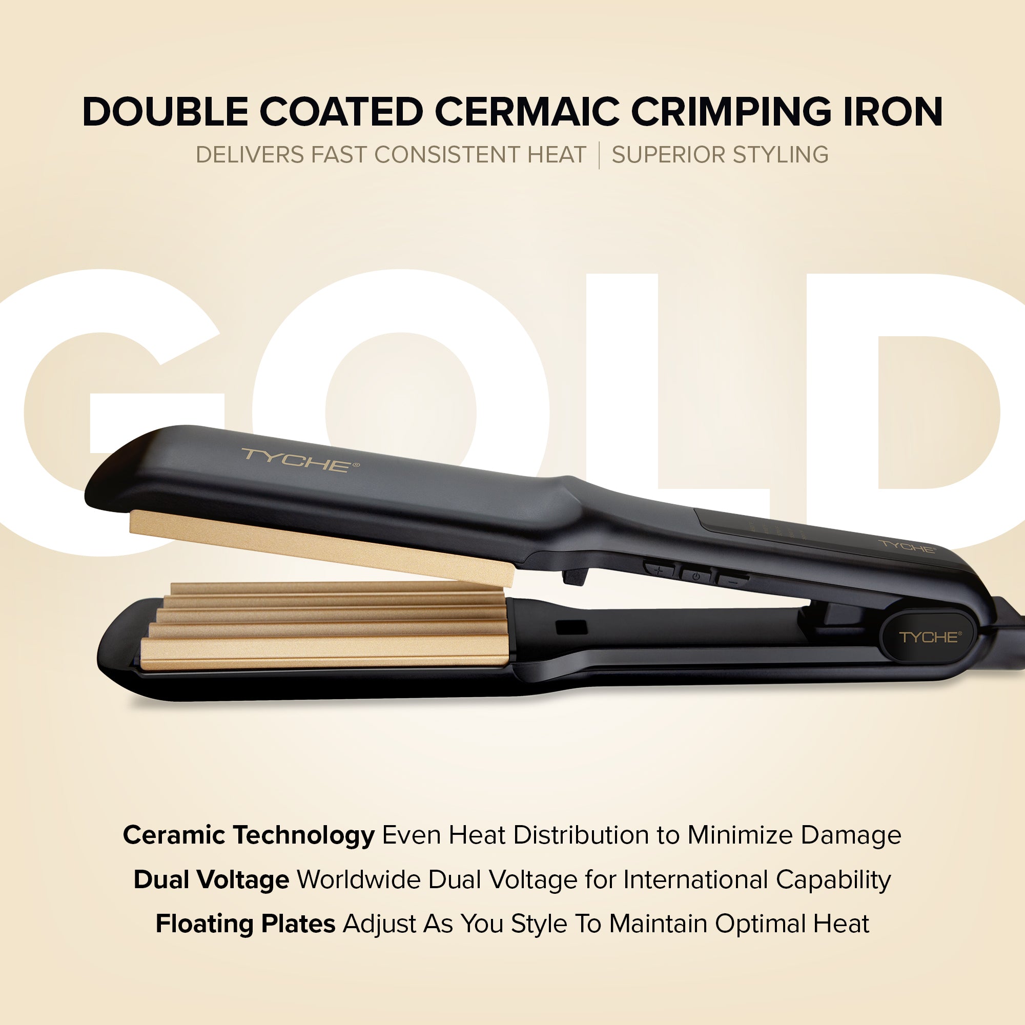 TYCHE Gold Crimping Iron
