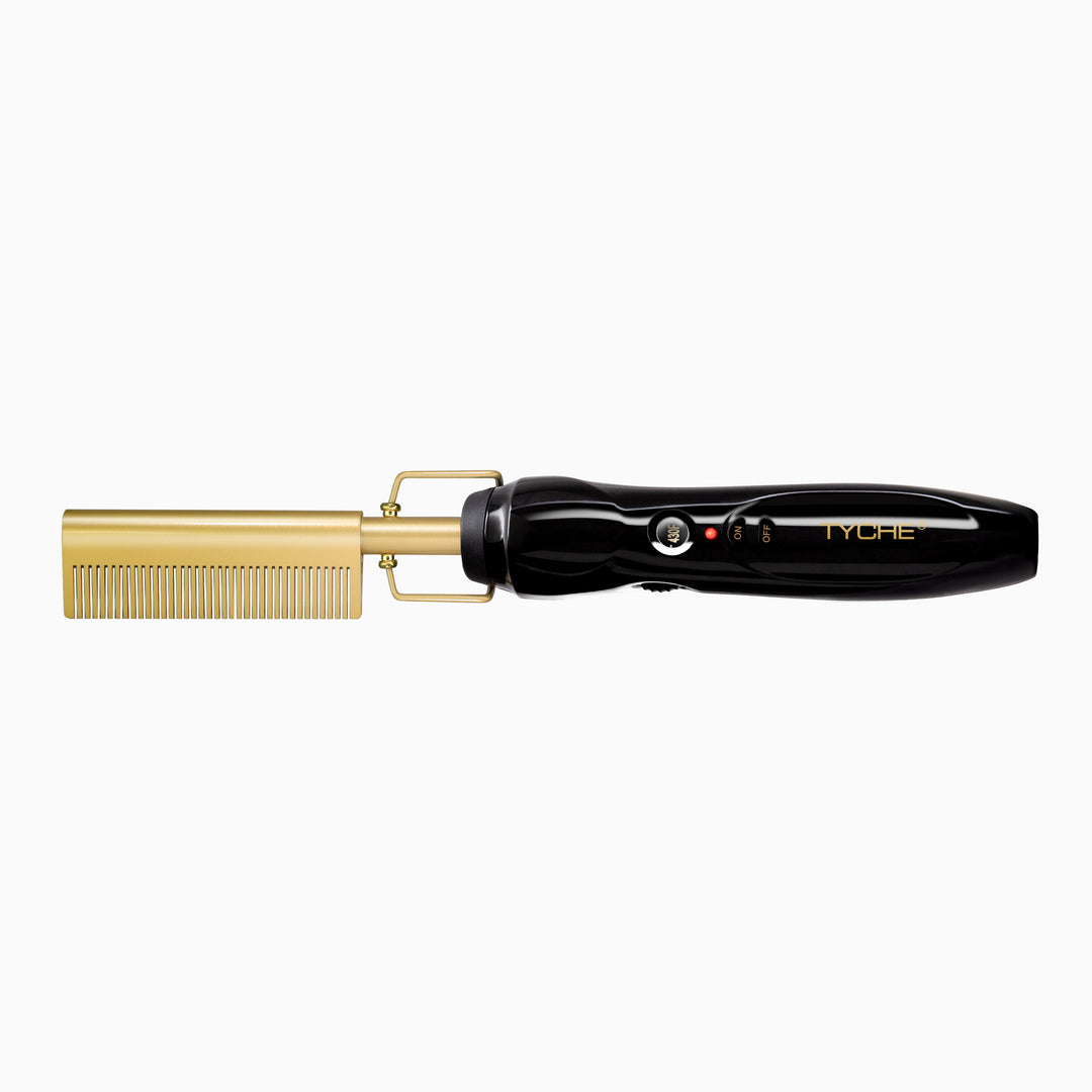 Gold Pressing Comb | Hair by Nicka K