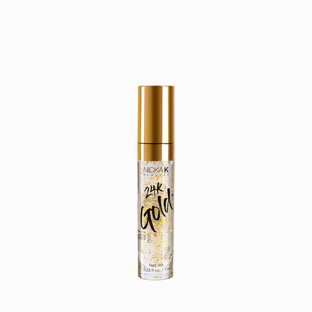 24K Gold Lip Gloss | Lip Gloss by Nicka K - GOLD LGGD01