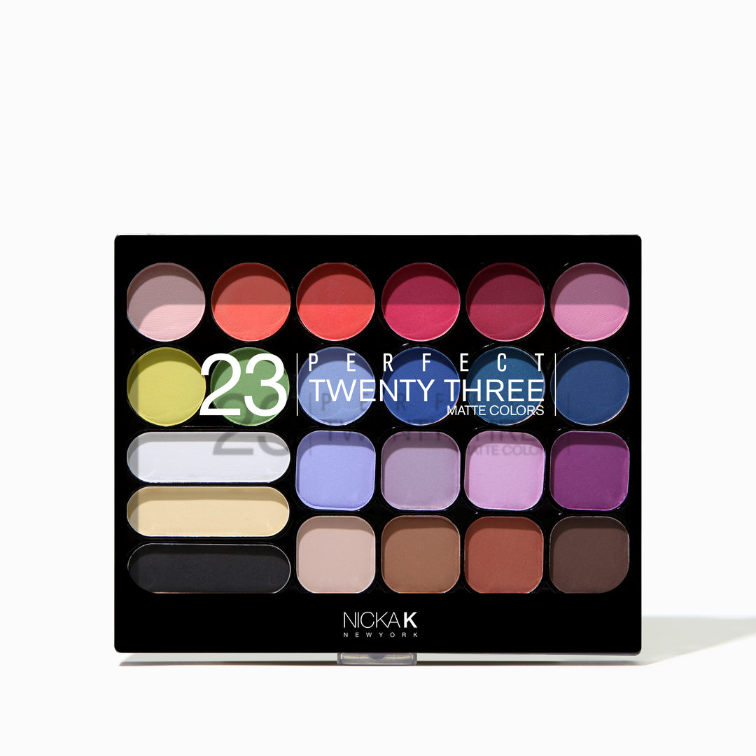 23 Twenty - Three Matte Colors Accessories | Eyeshadow & Blush Palette by Nicka K - AP035