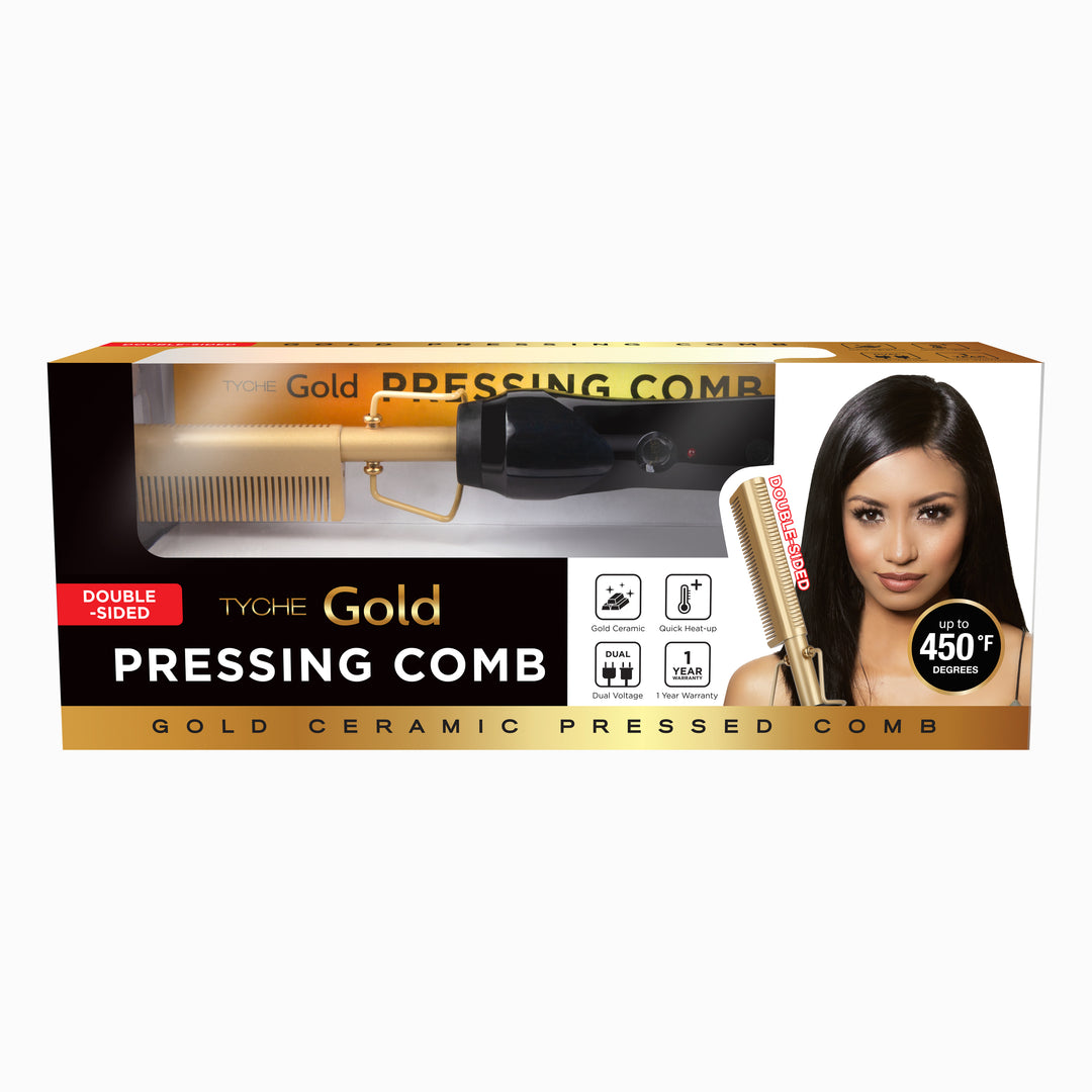 GOLD PRESSING COMB - DOUBLE-SIDED