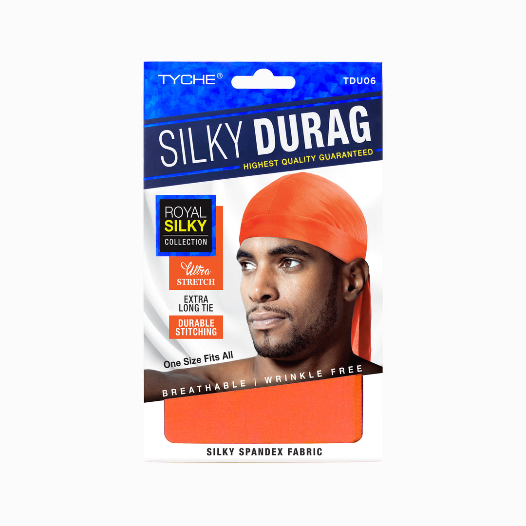 Silky Durag | Durags by NIcka K - TDU06 ORANGE