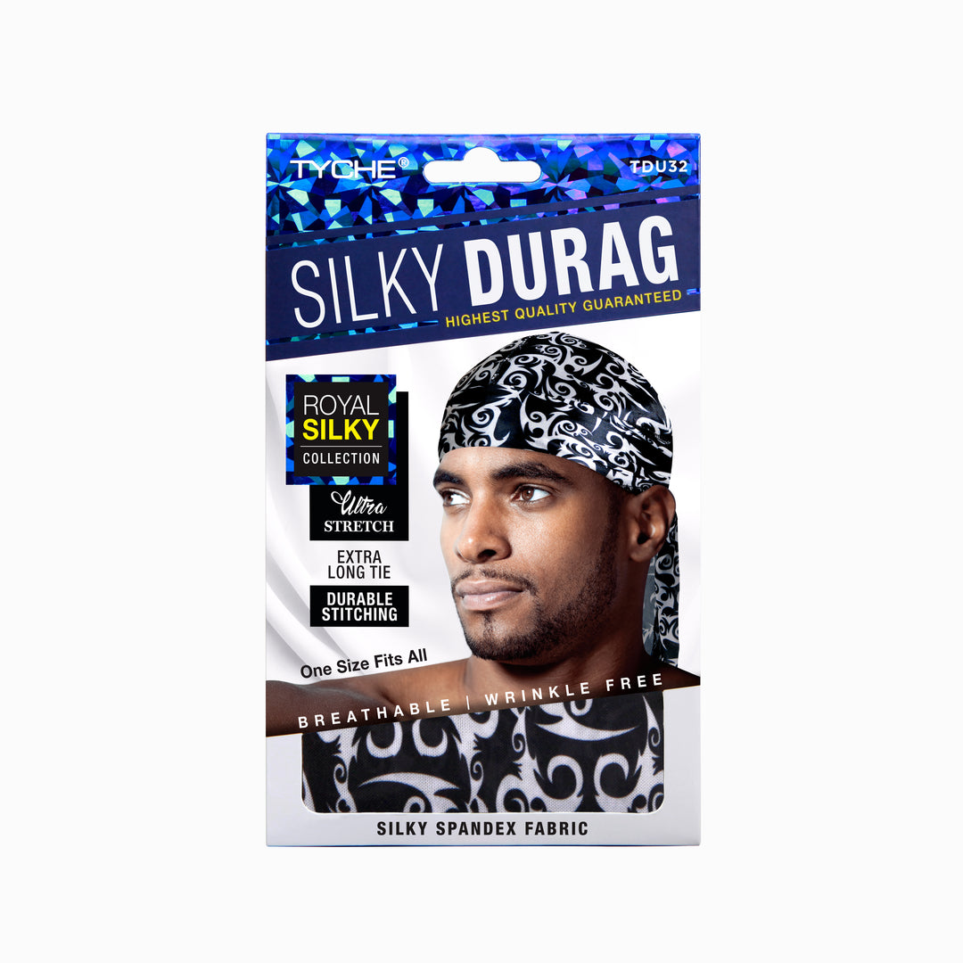 Silky Durag Pattern | Durags by NIcka K - SILKY DURAG PATTERN-TDU32