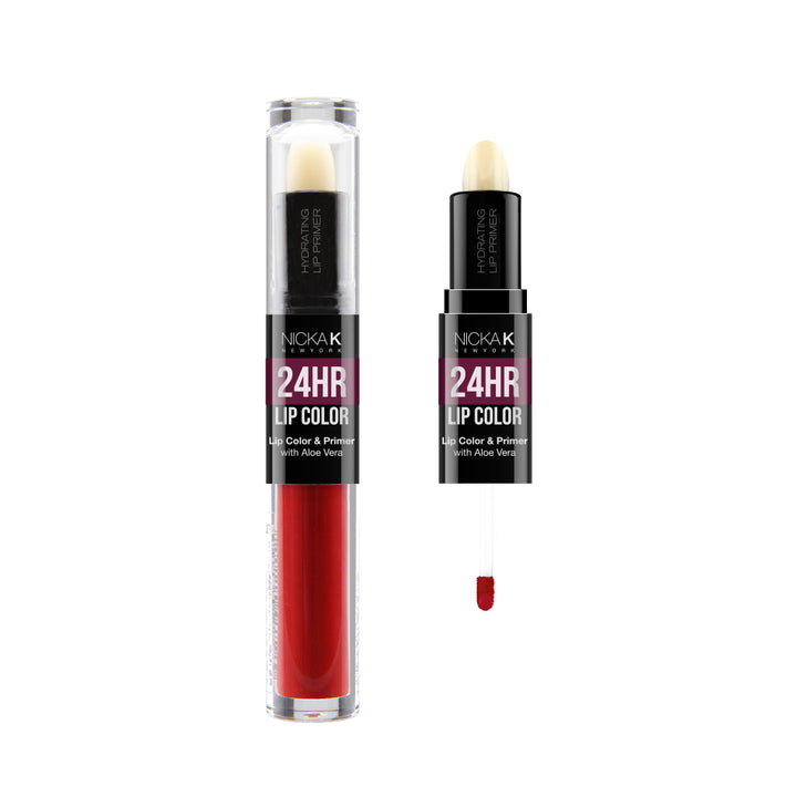 24HR Lip Color | Lip Color & Primer with Aloe Vera Accessories | Lips by Nicka K - NDL01