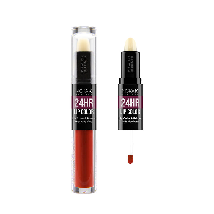 24HR Lip Color | Lip Color & Primer with Aloe Vera Accessories | Lips by Nicka K - NDL02