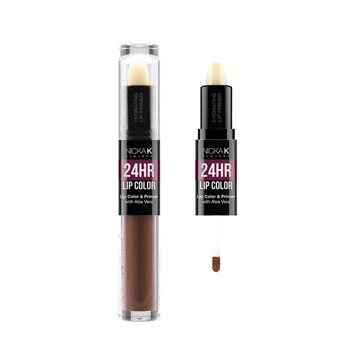 24HR Lip Color | Lip Color & Primer with Aloe Vera Accessories | Lips by Nicka K - NDL10