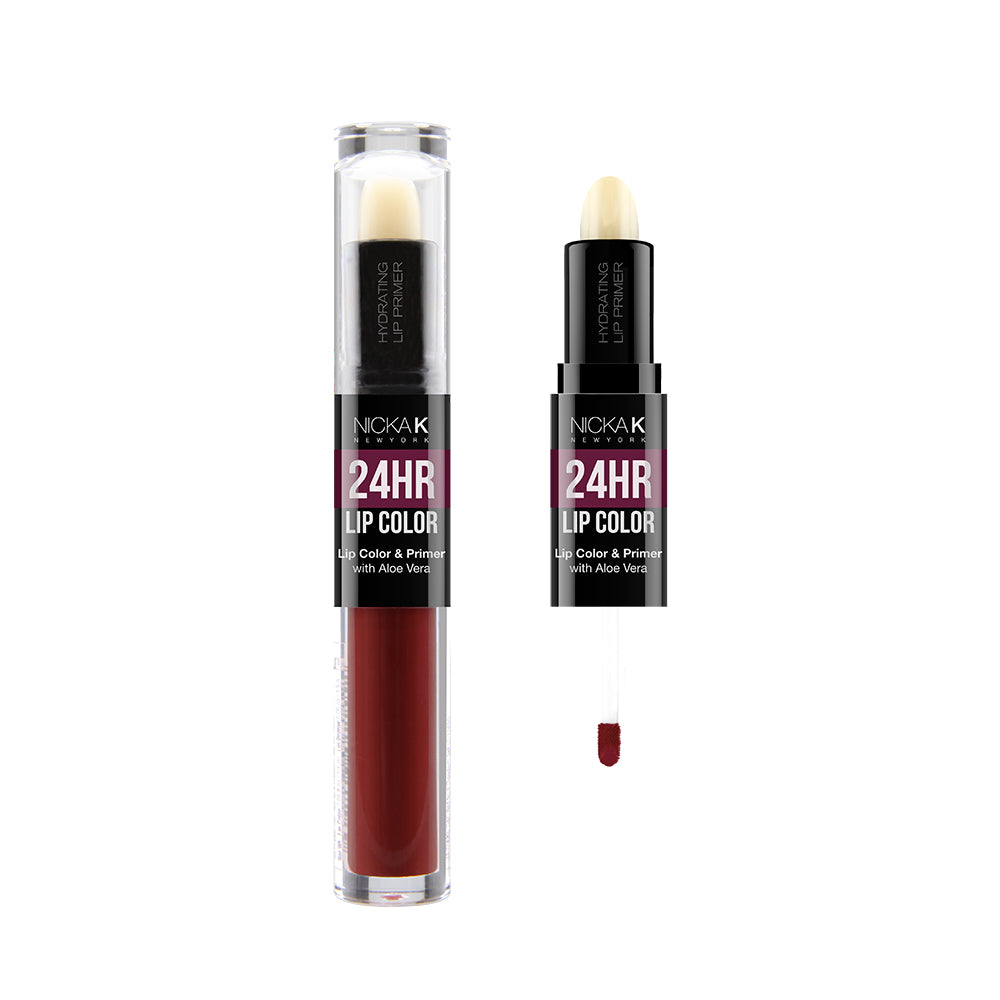24HR Lip Color | Lip Color & Primer with Aloe Vera Accessories | Lips by Nicka K - NDL12