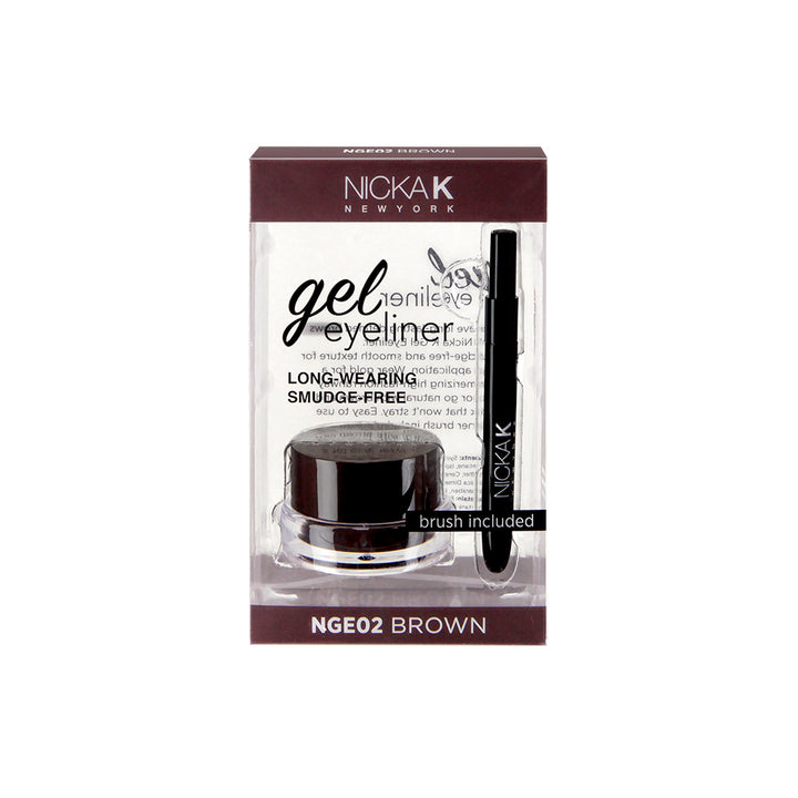 Gel Eyeliner | Makeup by Nicka K - BROWN nge02